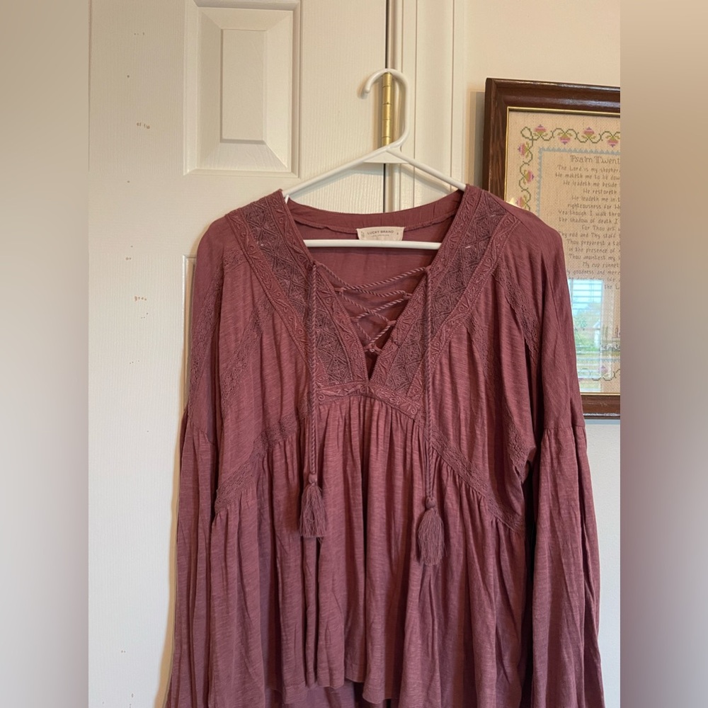 NWT Lucky Peasant Top Size Small